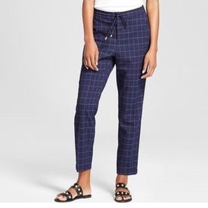 A New Day Plaid Navy Jogger